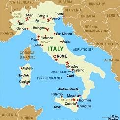 MAP OF ITALY MATERA - Map of africa