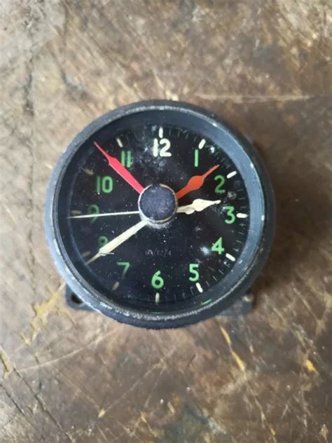 Ww2 Raf 1944 6a 1274 1 Day Aircraft Cockpit Clock Spitfire Hurricane £225 00 Picclick Uk