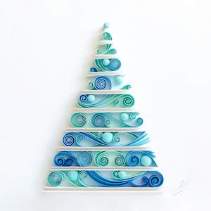 Christmas Tree / Quilling Art / Paper Craft / Gift / Home Decor - Etsy