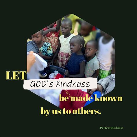 THE KINDNESS OF GOD