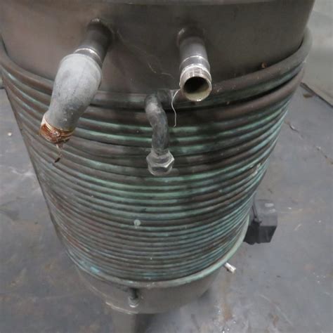 Used 175 Llitre Stainless Steel Vessel With Internal Coil Jacket