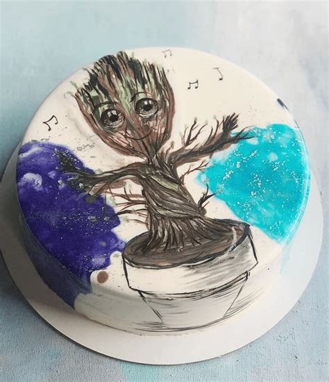 Guardians Of The Galaxy Birthday Cake Ideas Images Pictures