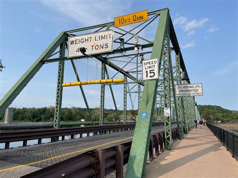 Month Eastbound Detour Begins At New Hope Lambertville Bridge New