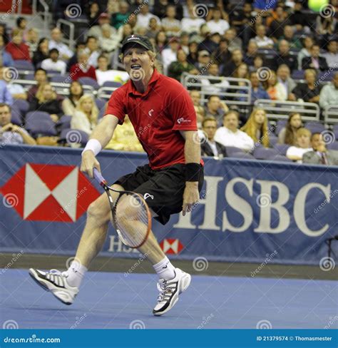 Jim Courier Tennis Legends On The Court Editorial Stock Image