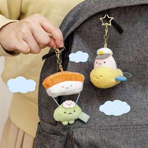 Sumikko Gurashi Welcome Food Ookoku Hanging Plush Sushi Parachute