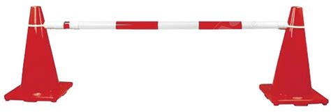 Hartac Hs860877 Retractable Barrier Bar Redwhite Retractable