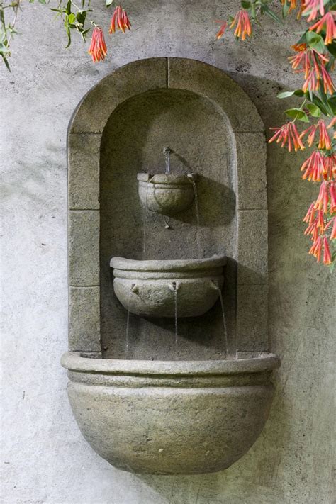 Outdoor Wall-Mounted Fountains Archives · fountain decorations for home