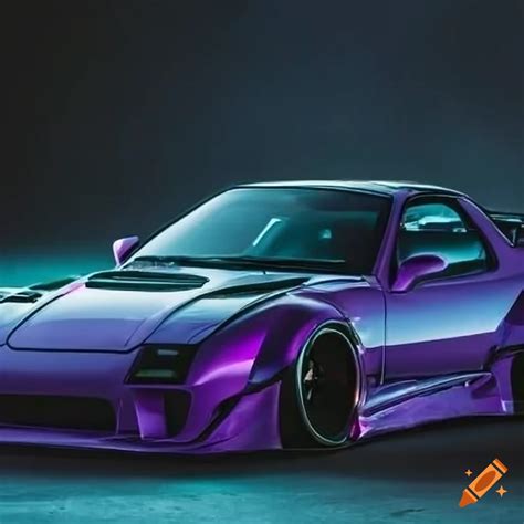 Mazda Rx7 Fc Wide Body Car On Craiyon