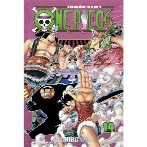 Manga One Piece 3 Em 1 Volume 14 Panini Novo Lacrado Shopee Brasil