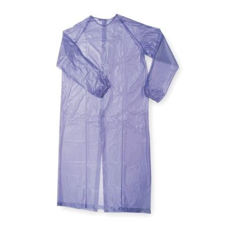 Ansell 56 910 L Pvc Coat Apron Blue 8 Mil 1 Each Ebay