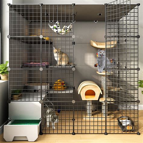 large cat cage meowden