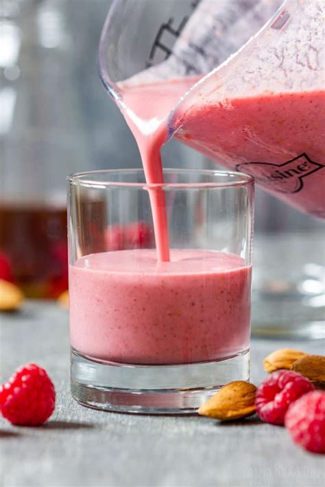 Dairy Free Raspberry Smoothie Recipe Happy Foods Tube