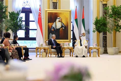 Uae President Singapore Pm Discuss Bilateral Relations