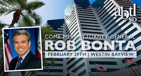 Come Meet Attorney General, Rob Bonta | Feb. 29th