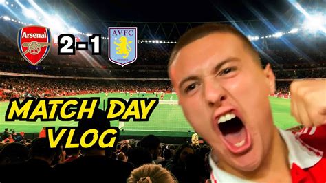 Arsenal Vs Aston Villa Matchday Vlog Jesus Scores Again Quick