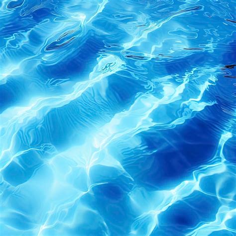 Premium AI Image Swimming Pool Blue Water Surface Background Texture