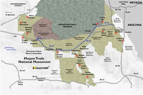 Navigating The Mojave A Comprehensive Guide To The Mojave Trail Map