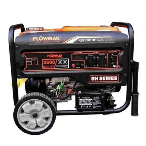 GENERADOR ELECTRICO FLOWMAK GH 3800E 220 V GASOLINA P ELECTRICA DHStore