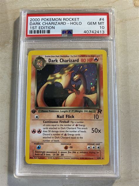 Mavin PSA 10 1st Edition Dark Charizard Holo