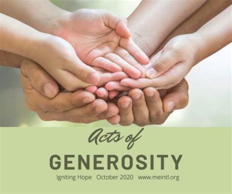 Acts Of Generosity Archives Ministry Essentials