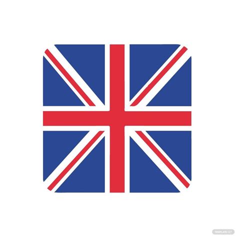 Square UK Flag Clipart in Illustrator, SVG, JPG, EPS, PNG - Download ...