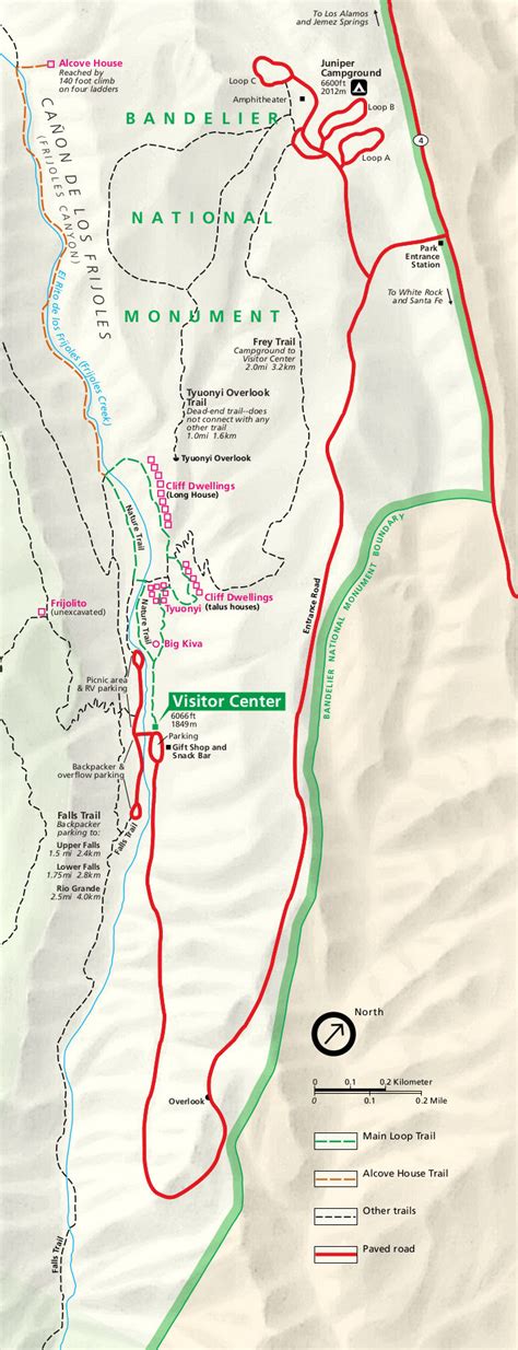 Bandelier National Monument Map | Gadgets 2018