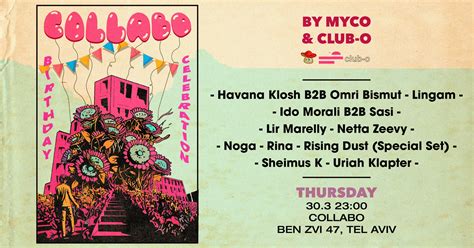 Collabo Birthday Celebration – By Myco & Club-O @ Collabo | Secret Tel Aviv