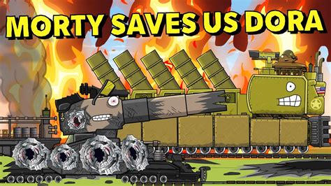 Morty Saves American Dora Cartoons About Tanks Youtube