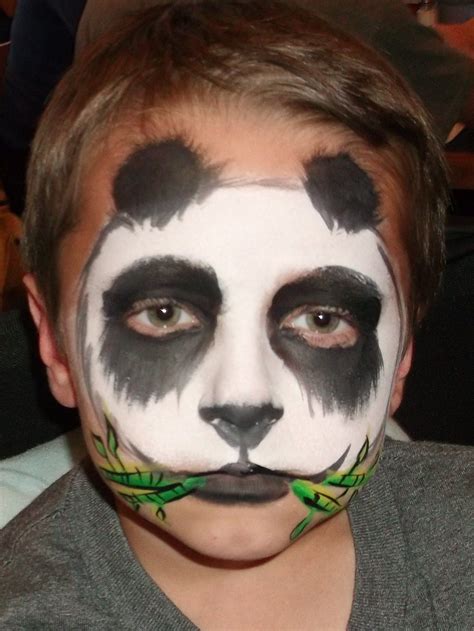 panda face paint easy - Be A Terrific Memoir Picture Library