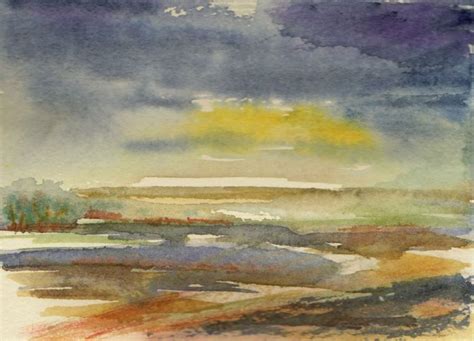 OT Aquarellmalerei Landschaft Aquarell Von Ullysses Bei KunstNet