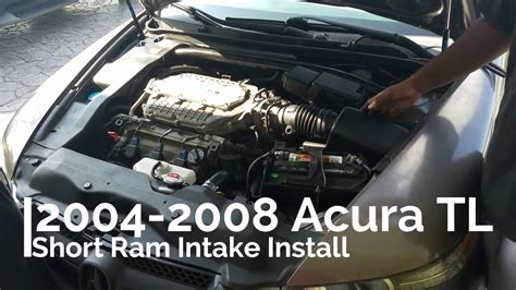 2004 2008 Acura Tl Intake Install Youtube