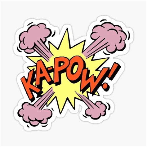 Kapow Stickers | Redbubble