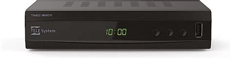 Telesystem DECODER T2 TS6822 TWIN PVR Nero Amazon It Elettronica