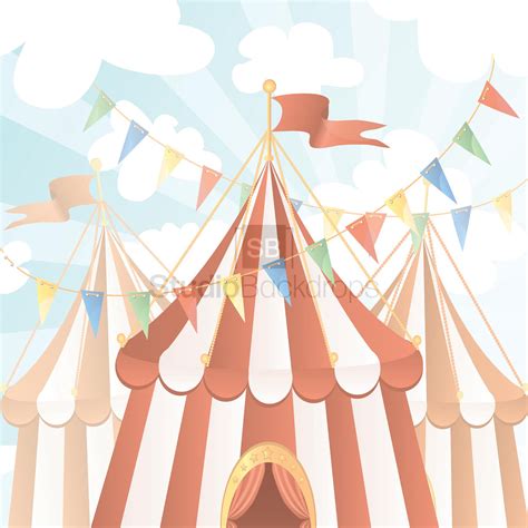 Circus Tent Photography Backdrop BD-121-THE – Studio Backdrops