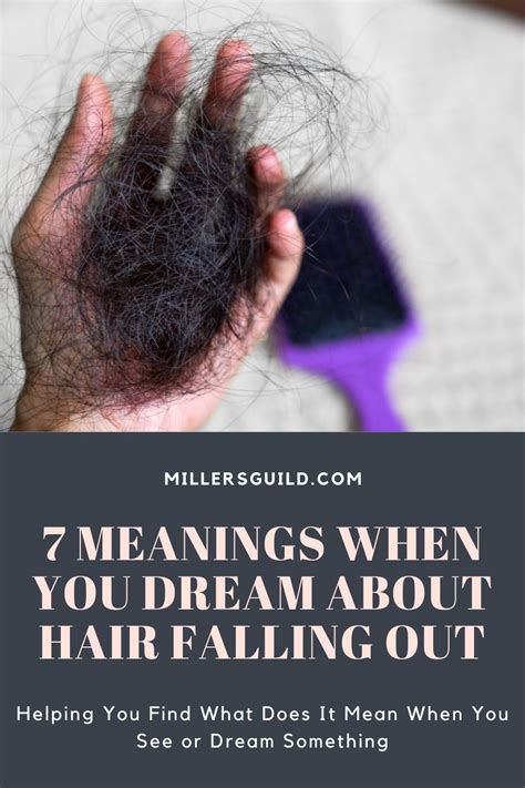 Meanings When You Dream About Hair Falling Out