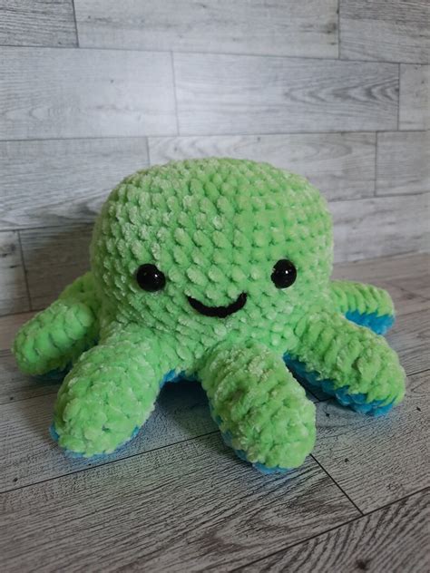 Reversible Octopus Plushie Etsy