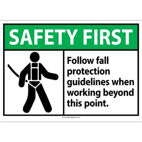 Fall Prevention Signs - Visual Workplace, Inc.