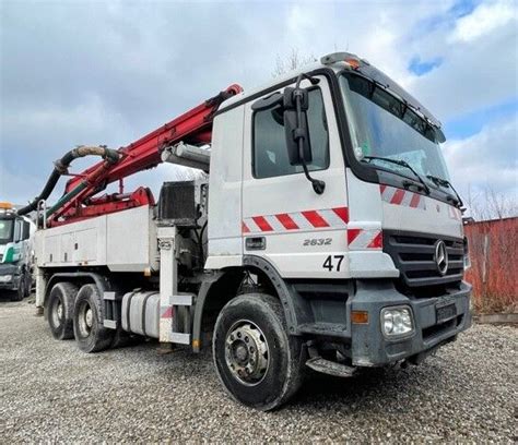 Pompa Do Betonu Schwing Kvm H Br Na Podwoziu Mercedes Benz Actros