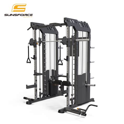 Light Commercial Fitness Equipment Multi Functional Trainer Combo Power