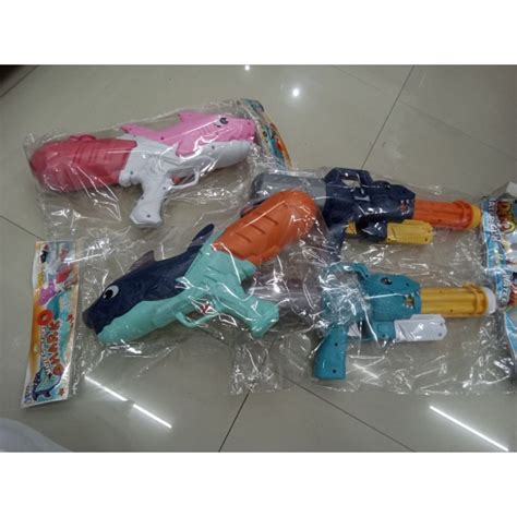 jual pistol air tembakan air dino water gun shark water gun