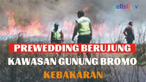 Video Prewedding Berujung Kawasan Gunung Bromo Kebakaran Telisik Id