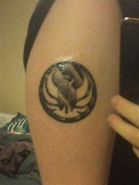 Tattoo uploaded by Josh Leggett • Gray Jedi Symbol • Tattoodo