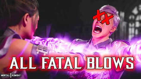 All Charecter Fatal Blows Mortal Kombat 1 Youtube