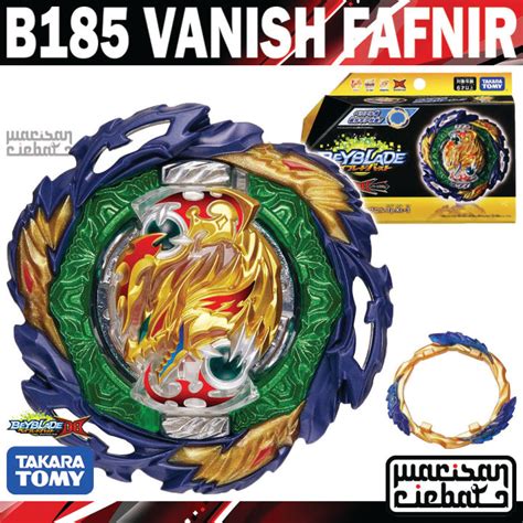 Takara Tomy Beyblade Burst DB B 185 Vanish Fafnir Tapered Kick 3 Lazada