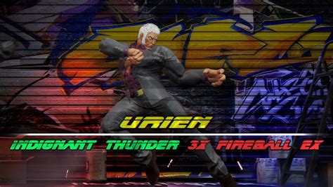 Street Fight V Urien Indignant Thunder 3x Fireball Ex