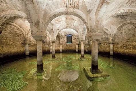 Th Century Flooded Crypt Beneath Basilica Di San Francesco