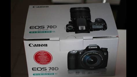 Canon Eos 70d Unboxing Kit With 18 135mm Lens Youtube