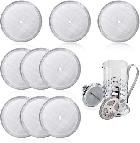 Pcs Filter Screen Detachable Replacement Strainer Cafetiere Mesh