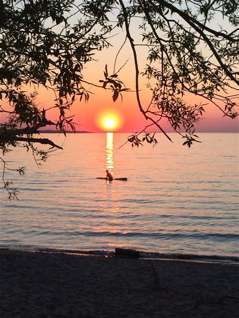 Sunset In Lake Ontario Rochester New York Lake Ontario Great Lakes