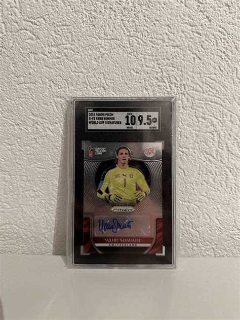 2018 Panini Prizm World Cup WM Yann Sommer Autogramm SGC 10 Kaufen